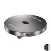 Immagine di Piastra pavimento tonda inox satinato per cerniere a bilico Fritsjurgens System M/System M+ 