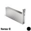 Immagine di Cerniera bilico Fritsjurgens System M+ 40 mm forza C nero solo cardine inferiore 