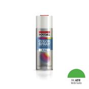 Immagine di Vernice spray verde giallo ral 6018 acrilica bomboletta 400 ml 