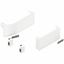 Immagine di 23K8000 ABD+ZUT V1SWIG - anta a ribalta standard AVENTOS HK top set placchette di copertura (incluso interruttore di azionamento ad incasso in dotazione) destro+sinistro per SERVO-DRIVE bianco 