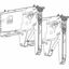 Immagine di 22K2500 KRAFTSP S2 ZN - anta a ribalta standard AVENTOS HK top base forza con fattore di carico 930-2800 (per 2 pezzi) adatto per SERVO-DRIVE nichel 