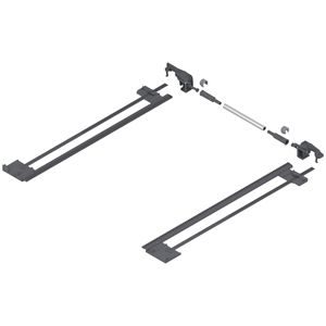 Immagine di ZST.410TV SE-ST14 V1R737 - TANDEM stabilizzatore laterale lunghezza nominale 410 mm larghezza corpo mobile 1400 mm estrazione totale da tagliare su misura 