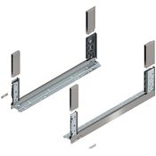 Immagine di 780C6002I Z R+L V1*INGL - spondina LEGRABOX Free altezza C (177 mm) lunghezza nominale 600 mm destro+sinistro inox satinato antimpronta 