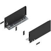 Immagine di 770K3002S Z R+L V1*CS-M - spondina LEGRABOX Pure altezza K (128.5 mm) lunghezza nominale 300 mm destro+sinistro nero carbonio 