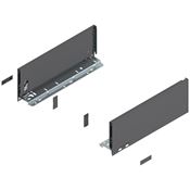 Immagine di 770K3502S Z R+L V1*OG-M - spondina LEGRABOX Pure altezza K (128.5 mm) lunghezza nominale 350 mm destro+sinistro grigio orione 