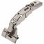 Immagine di 70T7590.TLMB V25 NI - CLIP top cerniera ad angolo ampio a protrusione 0 apertura 155° battuta con sormonto senza molla fondello INSERTA nichel 