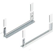 Immagine di 780C6502S Z R+L V1*SW-M - spondina LEGRABOX Free altezza C (177 mm) lunghezza nominale 650 mm destro+sinistro bianco seta 