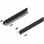 Immagine di 770N5002S Z R+L V1*CS-M - spondina LEGRABOX Pure altezza N (66.5 mm) lunghezza nominale 500 mm destro+sinistro nero carbonio 