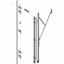 Immagine di 802T2250.R3ST R ZN REVEGO duo, set supporto cerniera con TIP-ON per altezza pocket 2257-2406 mm, destra Zincate 
