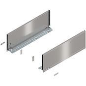 Immagine di 770C5002I Z R+L V1*INGL - spondina LEGRABOX Pure altezza C (177 mm) lunghezza nominale 500 mm destro+sinistro inox satinato antimpronta 
