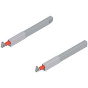 Immagine di ZRG.207RSICRE*R+L MP R906 - TANDEMBOX ringhierina longitudinale (sopra) per cassettone lunghezza nominale 270 mm destro+sinistro per TANDEMBOX antaro grigio ral 9006 