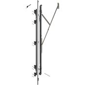 Immagine di 801T2250.R3ST R ZN REVEGO uno, set supporto cerniera con TIP-ON per altezza pocket 2257-2406 mm, destra Zincate 