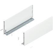 Immagine di 770F6002S Z R+L V1*SW-M - spondina LEGRABOX Pure altezza F (241 mm) lunghezza nominale 600 mm destro+sinistro bianco seta 