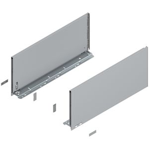 Immagine di 770F5502S Z R+L V1*PS-M - spondina LEGRABOX Pure altezza F (241 mm) lunghezza nominale 550 mm destro+sinistro argento polare 