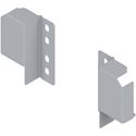Immagine di ZRR.5200 REL-H MP R906 - TANDEMBOX plus/antaro supporto ringhierina (posteriore) per ringhierina regolabile da avvitare destro+sinistro grigio ral 9006 