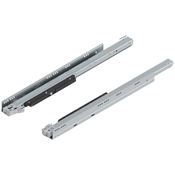 Immagine di 753.6501T K R+L MP ZN - guida fianco LEGRABOX con TIP-ON estrazione totale 70 kg lunghezza nominale 650 mm destro+sinistro zincate 