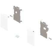 Immagine di ZI7.0MS0 FRO R+L V1SW-M - LEGRABOX attacchi per frontale altezza M per cassetto interno destro+sinistro bianco seta 