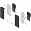 Immagine di ZI7.0KS0 FRO R+L V1CS-M - LEGRABOX attacchi per frontale altezza K per cassetto interno destro+sinistro nero carbonio 
