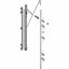 Immagine di 802T2250.L3ST L ZN REVEGO duo, set supporto cerniera con TIP-ON per altezza pocket 2257-2406 mm, sinistra Zincate 
