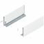 Immagine di 770C4502S Z R+L V1*SW-M - spondina LEGRABOX Pure altezza C (177 mm) lunghezza nominale 450 mm destro+sinistro bianco seta 