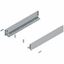 Immagine di 770M5502S Z R+L V1*PS-M - spondina LEGRABOX Pure altezza M (90.5 mm) lunghezza nominale 550 mm destro+sinistro argento polare 