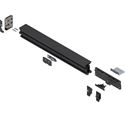 Immagine di 802M7003.R1ET+DT  R S REVEGO duo, set di montaggio per anta singola e anta doppia per una larghezza interna nell'applicazione anta singola di 700 mm, destra Nero 