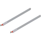 Immagine di ZRG.487RSICRE*R+L MP R906 - TANDEMBOX ringhierina longitudinale (sopra) per cassettone lunghezza nominale 550 mm destro+sinistro per TANDEMBOX antaro grigio ral 9006 