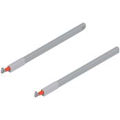 Immagine di ZRG.387RSICRE*R+L MP R906 - TANDEMBOX ringhierina longitudinale (sopra) per cassettone lunghezza nominale 450 mm destro+sinistro per TANDEMBOX antaro grigio ral 9006 
