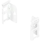 Immagine di ZB7N000S HO-RW MP SW-M - LEGRABOX supporti per schienale in legno altezza N (80 mm) destro+sinistro bianco seta 