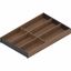 Immagine di ZC7S500BH3 AMB-BE V1 N01T - AMBIA-LINE portaposate per LEGRABOX cassetto design legno 6 Scomparti portaposate lunghezza nominale 500 mm larghezza=300 mm noce tennessee 
