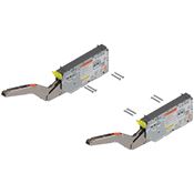 Immagine di 22K2500T KRAFTSP S2 ZN - anta a ribalta standard AVENTOS HK top base forza con fattore di carico 930-2800 (per 2 pezzi) per TIP-ON nichel 