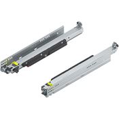 Immagine di 766H4500T MOVENTO MP ZN - MOVENTO con TIP-ON estrazione totale per cassetto in legno 70 kg lunghezza nominale 450 mm zincate 