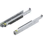 Immagine di 766H5200T MOVENTO MP ZN - MOVENTO con TIP-ON estrazione totale per cassetto in legno 70 kg lunghezza nominale 520 mm zincate 