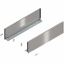 Immagine di 770C6502I Z R+L V1*INGL - spondina LEGRABOX Pure altezza C (177 mm) lunghezza nominale 650 mm destro+sinistro inox satinato antimpronta 