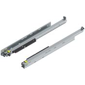 Immagine di 766H7000T MOVENTO MP ZN - MOVENTO con TIP-ON estrazione totale per cassetto in legno 60 kg lunghezza nominale 700 mm zincate 