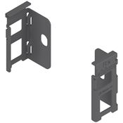 Immagine di ZB7N000S HO-RW MP OG-M - LEGRABOX supporti per schienale in legno altezza N (80 mm) destro+sinistro grigio orione 