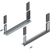 Immagine di 780C5502S Z R+L V1*OG-M - spondina LEGRABOX Free altezza C (177 mm) lunghezza nominale 550 mm destro+sinistro grigio orione 