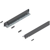 Immagine di 770N5002S Z R+L V1*OG-M - spondina LEGRABOX Pure altezza N (66.5 mm) lunghezza nominale 500 mm destro+sinistro grigio orione 