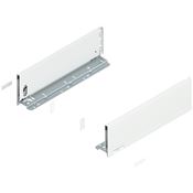Immagine di 770K4002S Z R+L V1*SW-M - spondina LEGRABOX Pure altezza K (128.5 mm) lunghezza nominale 400 mm destro+sinistro bianco seta 