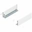 Immagine di 770K4002S Z R+L V1*SW-M - spondina LEGRABOX Pure altezza K (128.5 mm) lunghezza nominale 400 mm destro+sinistro bianco seta 