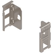 Immagine di ZB7N000S HO-RW MP NI - LEGRABOX supporti per schienale in legno altezza N (80 mm) destro+sinistro nichel 