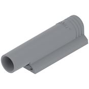 Immagine di 970.1201 BLU-AP 500R736 - piastrina di supporto per BLUMOTION diritta (20/32) plastica grigio ral 736 