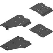 Immagine di 802V660B.L1P-VERB L  S REVEGO duo, giunzione pocket (set), per applicazione senza zoccolo, per spessore fianco pocket 15-17 mm, sinistra Nero 