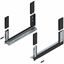 Immagine di 780C4502S Z R+L V1*TC-M - spondina LEGRABOX Free altezza C (177 mm) lunghezza nominale 450 mm destro+sinistro nero carbonio 