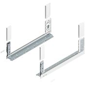 Immagine di 780C5502S Z R+L V1*SW-M - spondina LEGRABOX Free altezza C (177 mm) lunghezza nominale 550 mm destro+sinistro bianco seta 