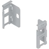 Immagine di ZB7N000S HO-RW MP PS-M - LEGRABOX supporti per schienale in legno altezza N (80 mm) destro+sinistro argento polare 