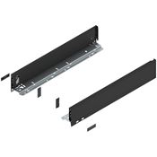 Immagine di 770M5002S Z R+L V1*CS-M - spondina LEGRABOX Pure altezza M (90.5 mm) lunghezza nominale 500 mm destro+sinistro nero carbonio 
