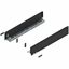 Immagine di 770M5002S Z R+L V1*CS-M - spondina LEGRABOX Pure altezza M (90.5 mm) lunghezza nominale 500 mm destro+sinistro nero carbonio 