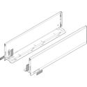 Immagine di 770K3002S Z R+L V1*SW-M - spondina LEGRABOX Pure altezza K (128.5 mm) lunghezza nominale 300 mm destro+sinistro bianco seta 