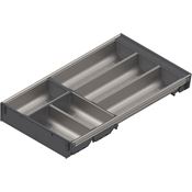 Immagine di ZSI.500BI3 ORGA-BE V1IG/G - ORGA-LINE set di vaschette (per un allestimento parziale) per TANDEMBOX cassetto lunghezza nominale 500 mm larghezza=280 mm inox satinato 